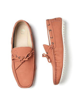 Fastalas Rust Brown Suede Boat Shoes